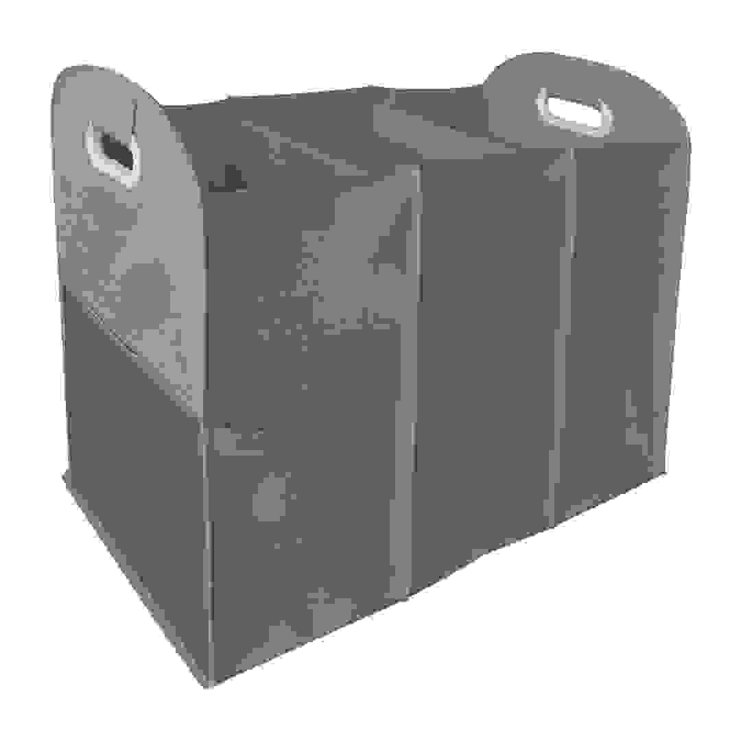 Homz Polyester Collapsible Triple Laundry Sorter (53.3 x 66.04 x 30.5 cm)