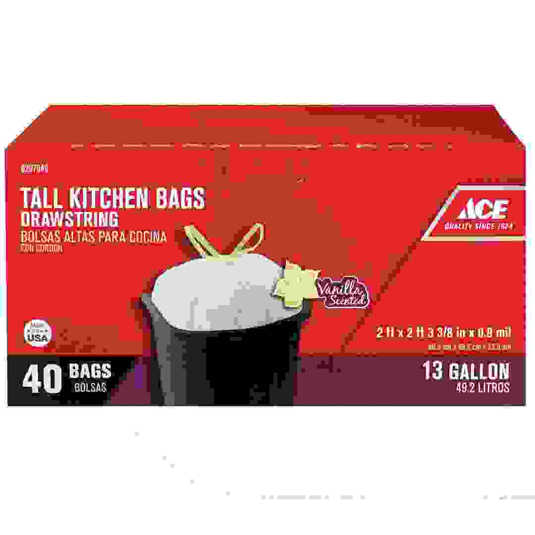Ace Tall Kitchen Bag W/Drawstring (49.2 L, 40 pcs)
