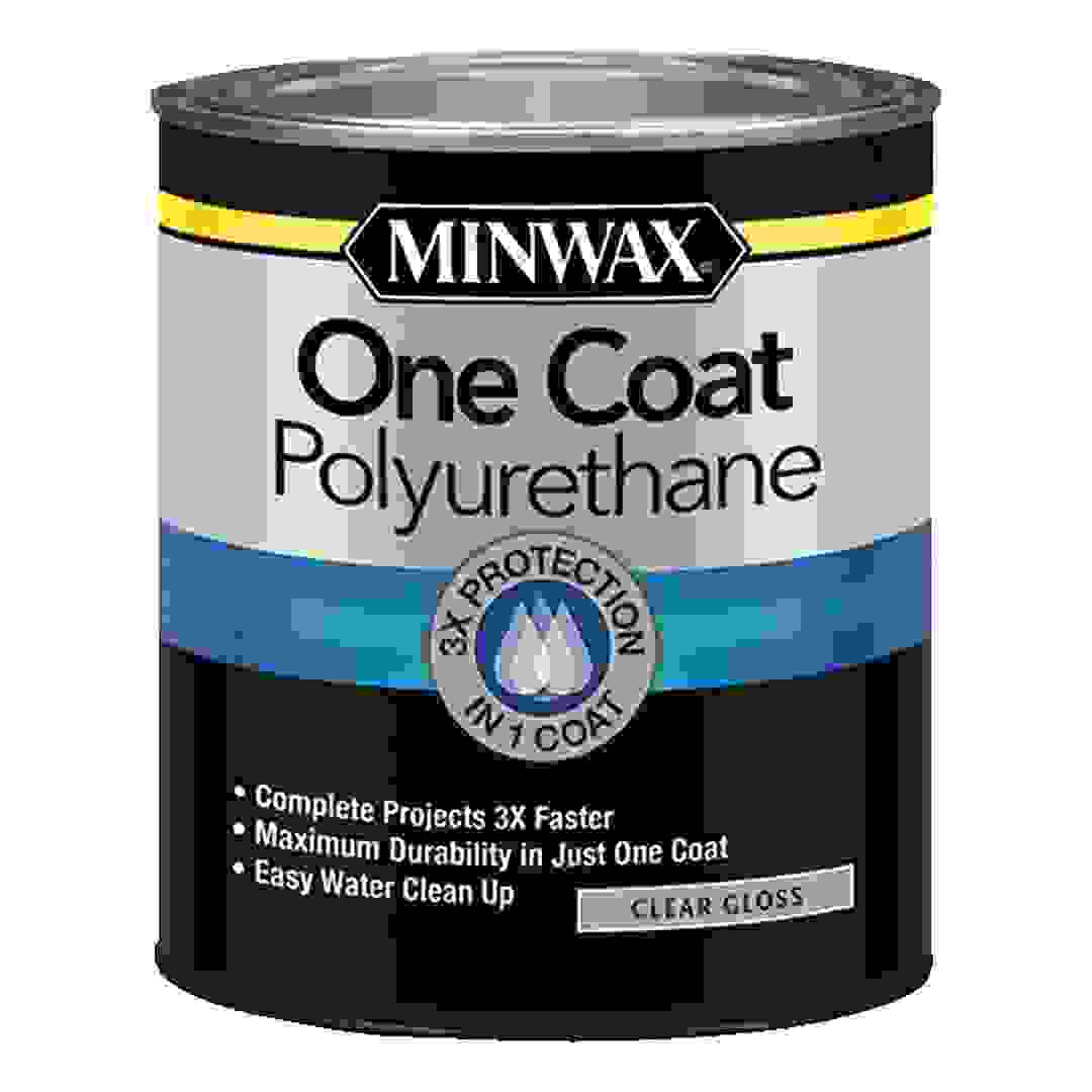 Minwax One Coat Polyurethane (946 ml, Clear Gloss)