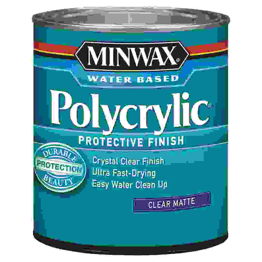 Minwax Water-Based Polycrylic Protective Finish (946 ml, Clear)