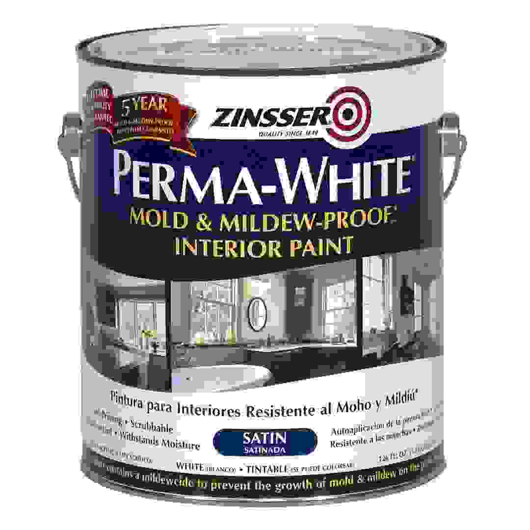 Zinsser Perma-White Mold & Mildew-Proof Interior Paint (3.7 L, Satin)