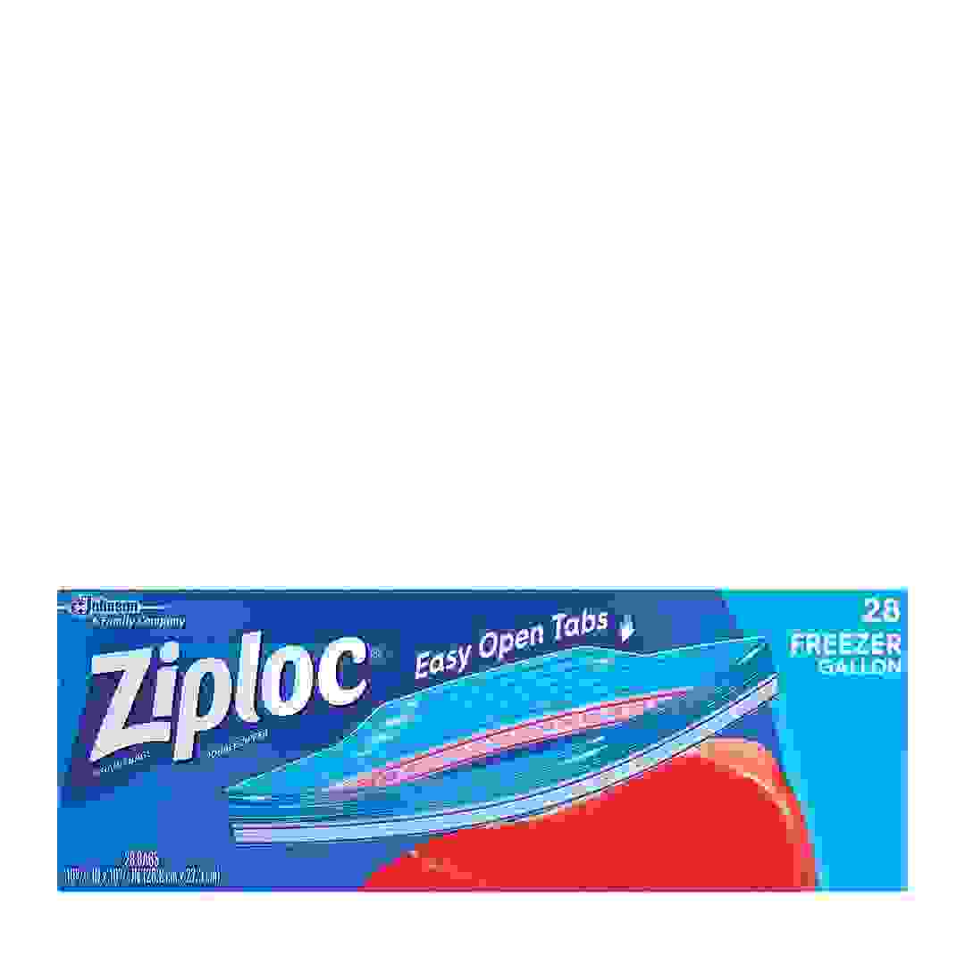 عبوة أكياس فريزر قابلة لإعادة الغلق زيبلوك (28 قطعة)