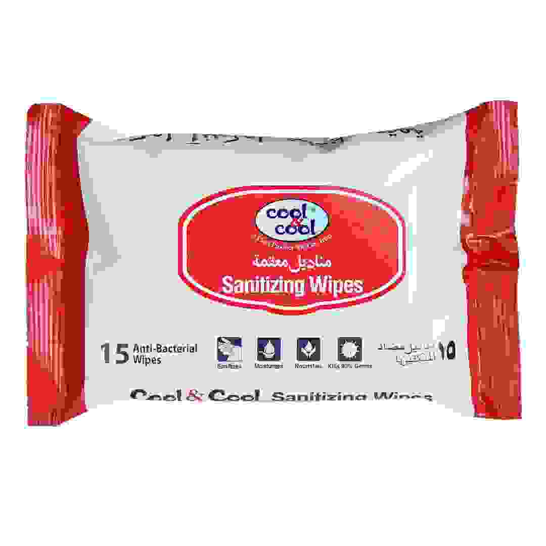 Cool & Cool Sanitizing Wipes (15 Sheets)