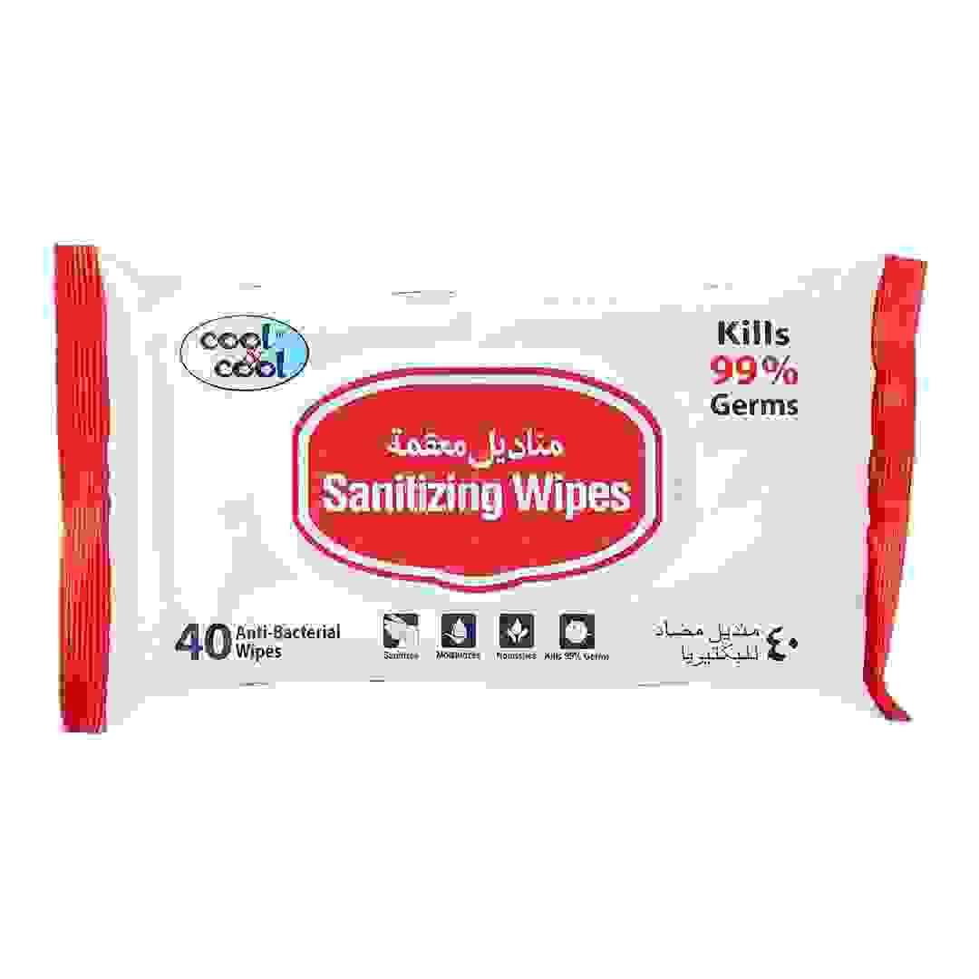 Cool & Cool Sanitizing Wipes (40 Sheets)