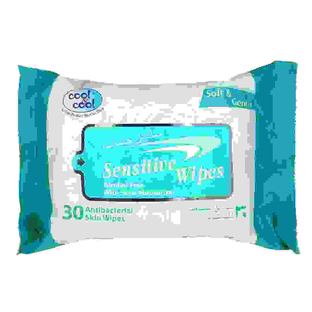 Cool & Cool Sensitive Wipes (30 Sheets)