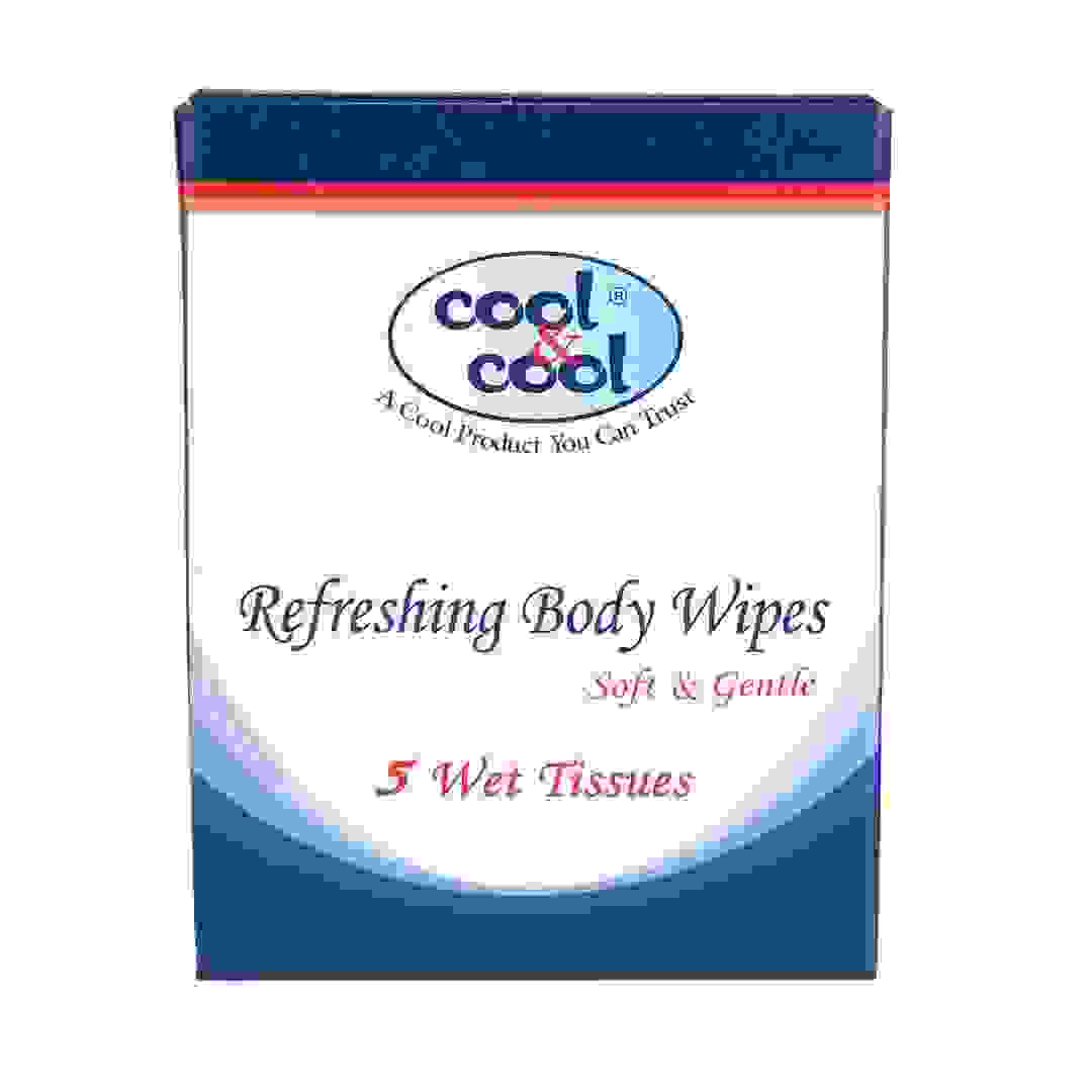 Cool & Cool Refreshing Body Wipes (5 Sheets)