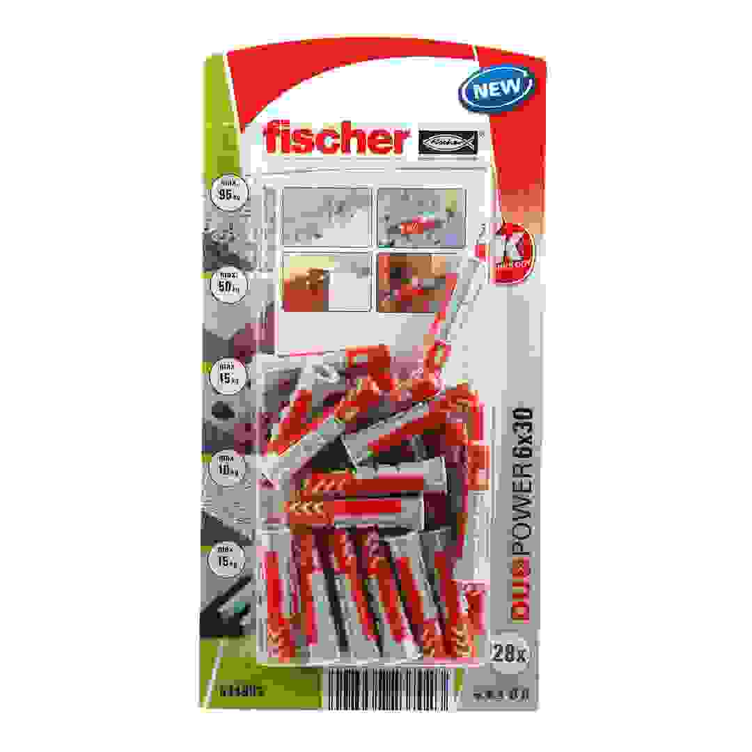 Fischer DuoPower Universal Wall Anchor Pack (0.6 x 3 cm, 28 Pc.)