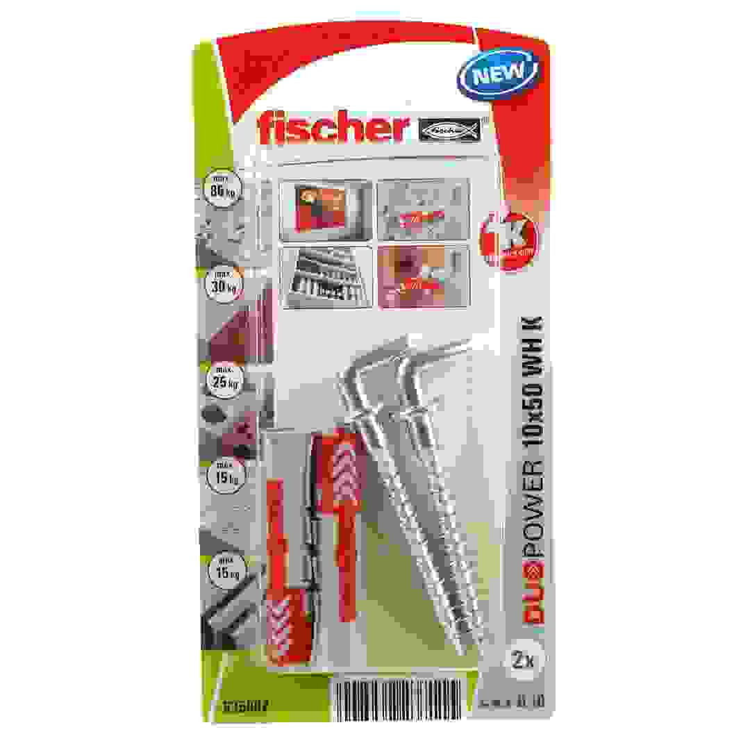 سدادة عامة مع خطاف زاوية فيشر ديوباور (1 × 5 سم، 2 قطعة)