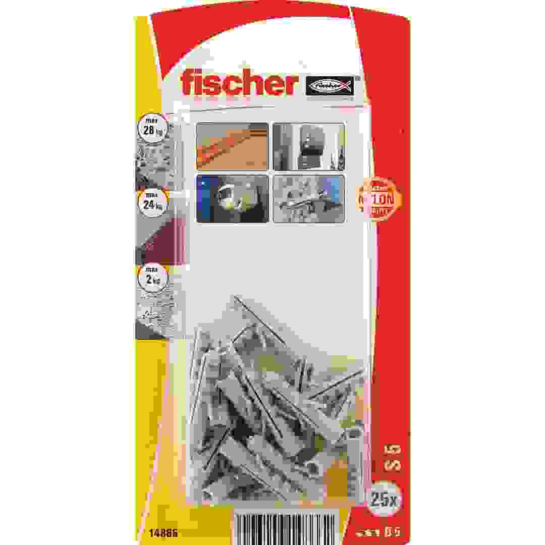 Fischer Expansion Plug, S5 Pack (25 Pc.)