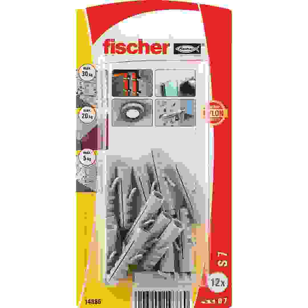 علبة خوابير توسيع S7 فيشر (12 قطعة)