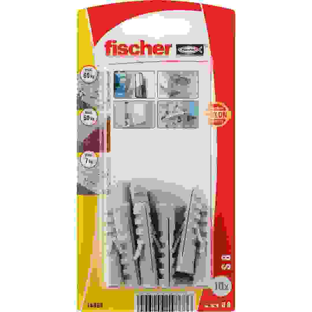 Fischer Expansion Plug, S8 Pack (10 Pc.)