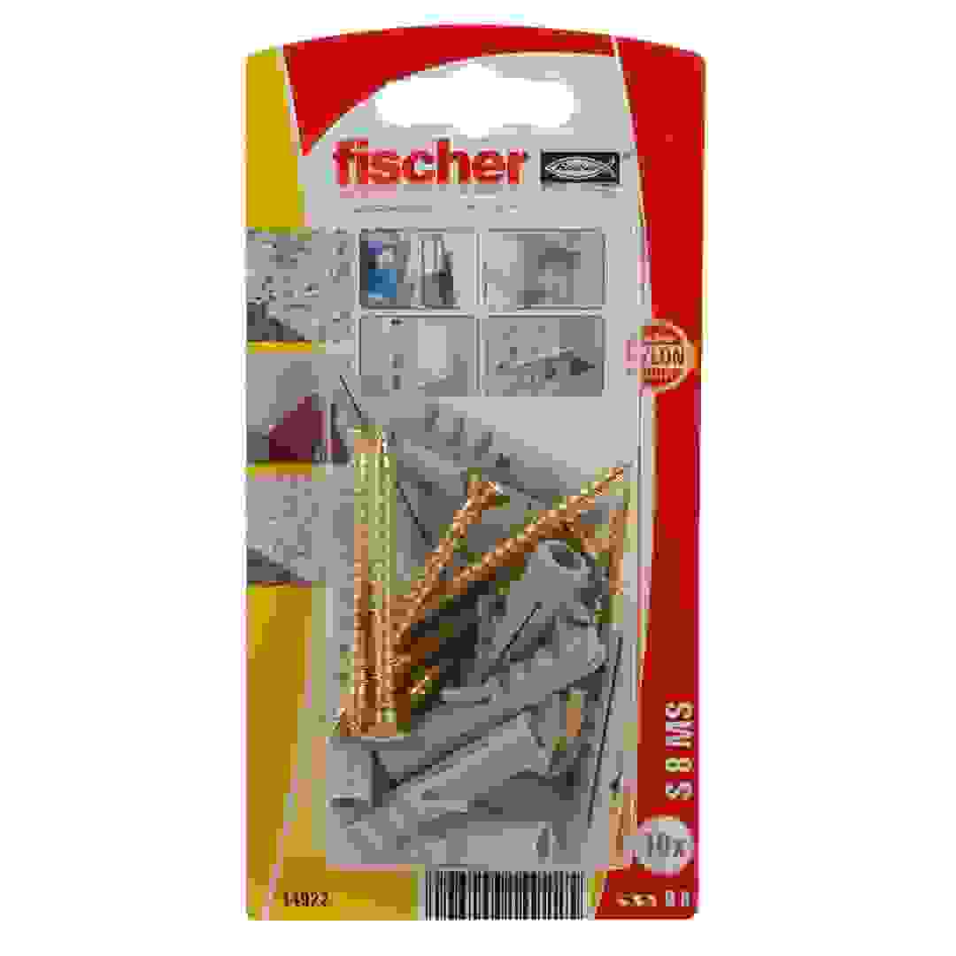 Fischer Expansion Plug W/ Screw Pack, S8 (10 Pc.)