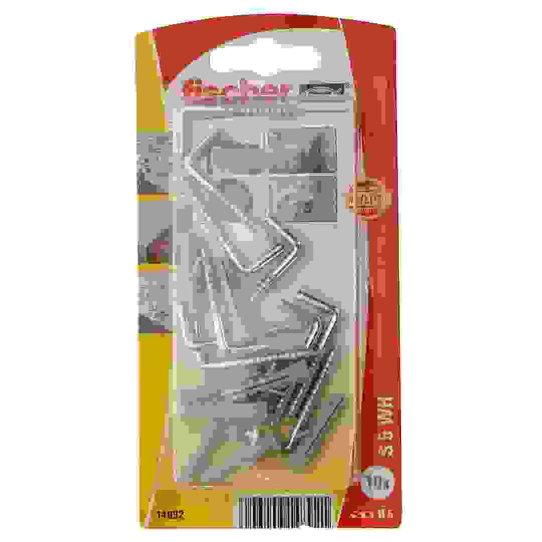 Fischer Expansion Plug W/ Eye Hook, S5 OH Pack (10 Pc.)