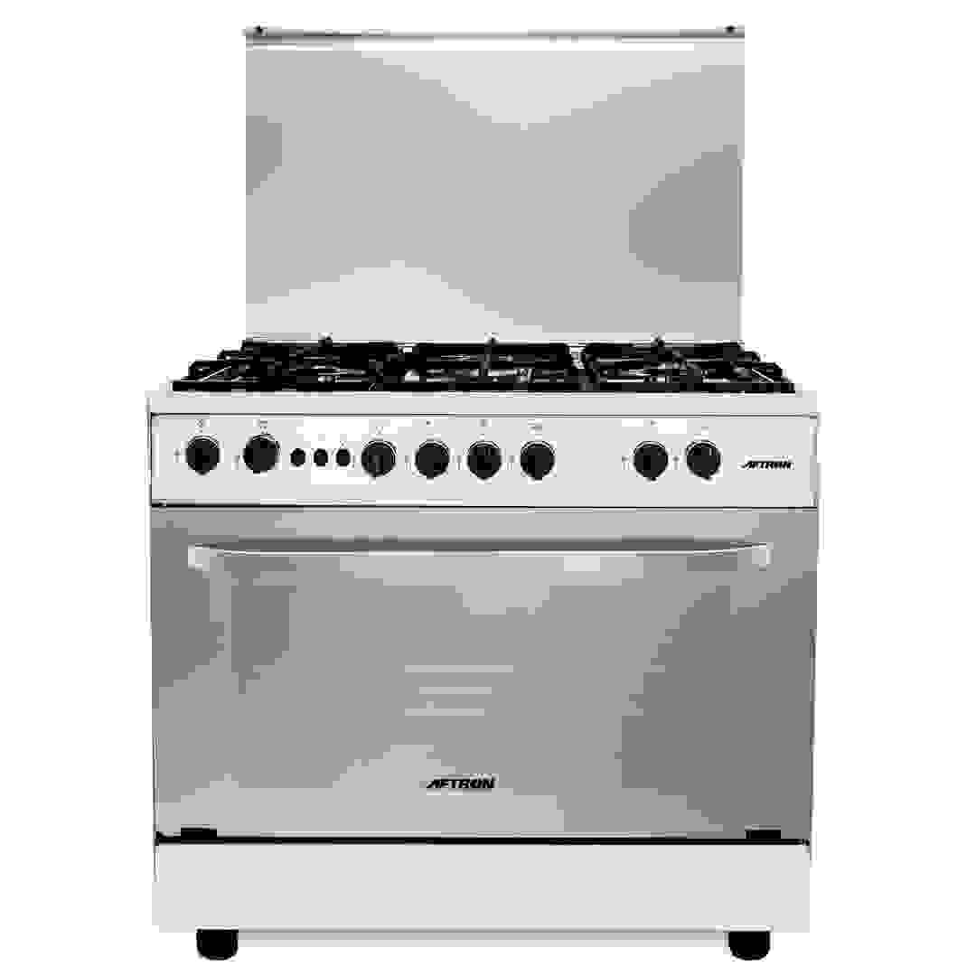 Aftron 5-Burner Gas Cooking Range, AFGR9060FESD (90 x 60 cm)