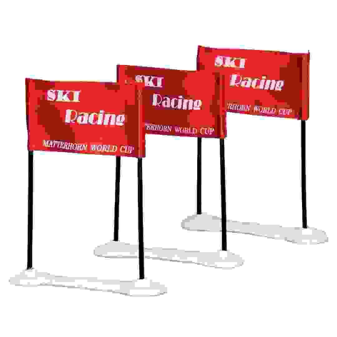 Lemax Ski Racing Flag Set Festive Décor (9 cm, 3 Pc.)