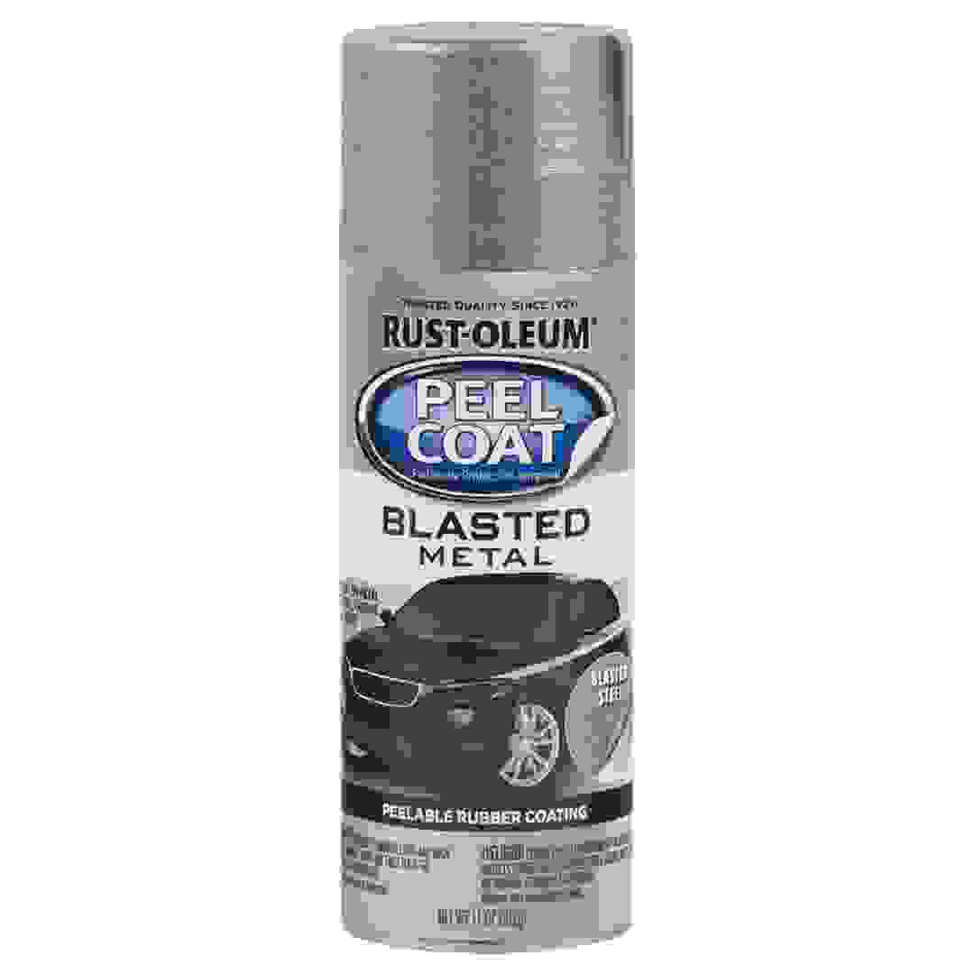 Rust-Oleum Peel Coat Blasted Metal Spray Paint (312 g, Blasted Steel)