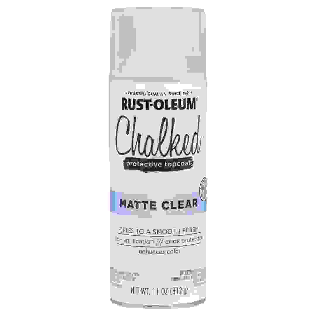 بخاخ دهان طباشيري واقي رست أوليوم (شفاف غير لامع، 312 جرام)