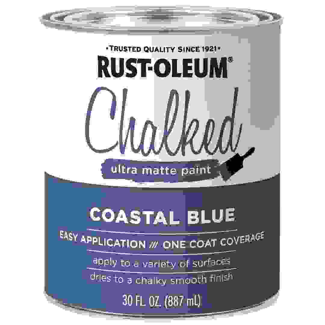 Rust-Oleum Chalked Ultra Matte Paint (887 ml, Coastal Blue)