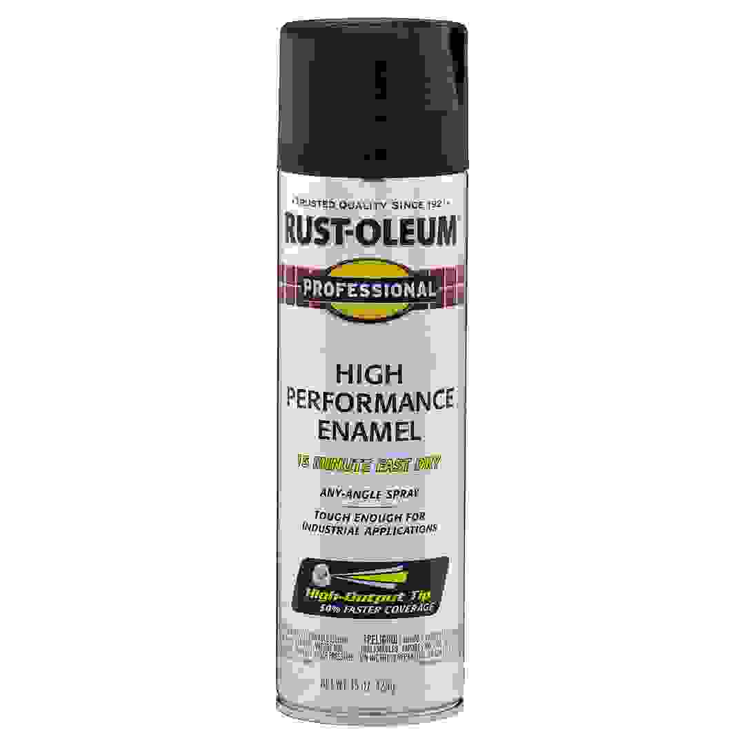 Rust-Oleum Professional High Performance Enamel Spray (425 g, Flat Black)