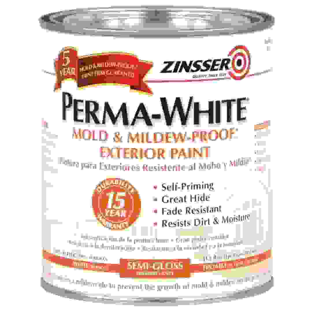 Zinsser Perma-White Mold & Mildew-Proof Exterior Paint (931 ml, Semi Gloss)