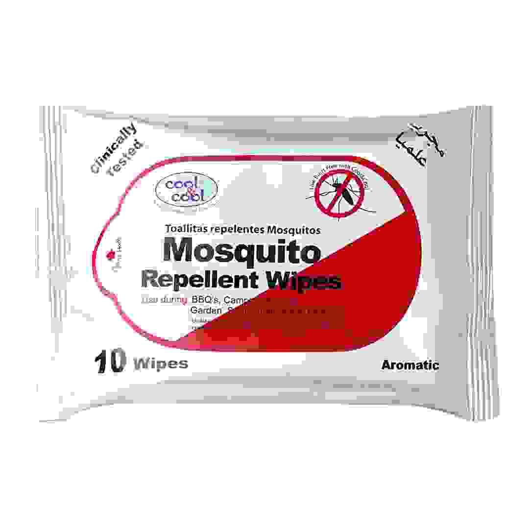 Cool & Cool Mosquito Repellent Wipes (10 Sheets)