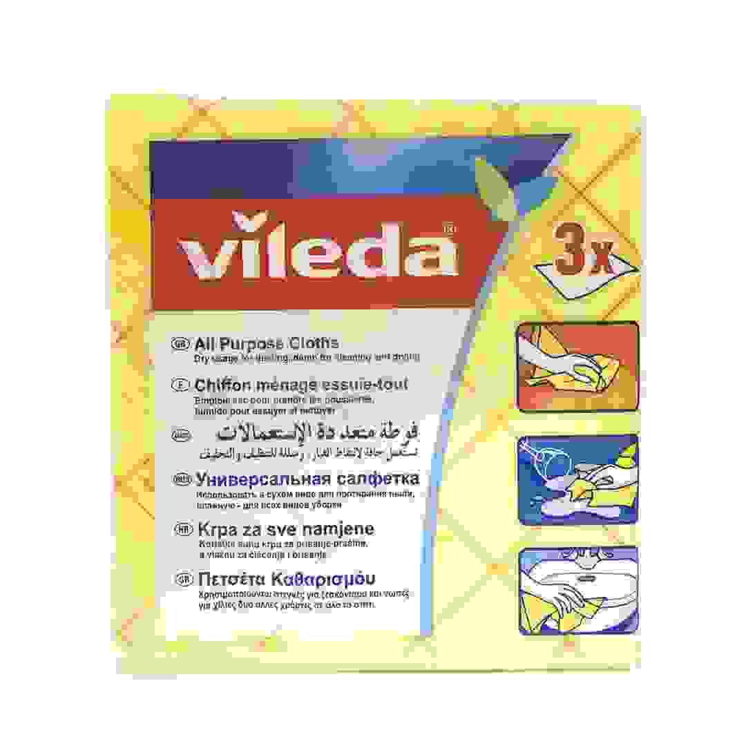 Vileda All-Purpose Cloth Set (Pack of 3)