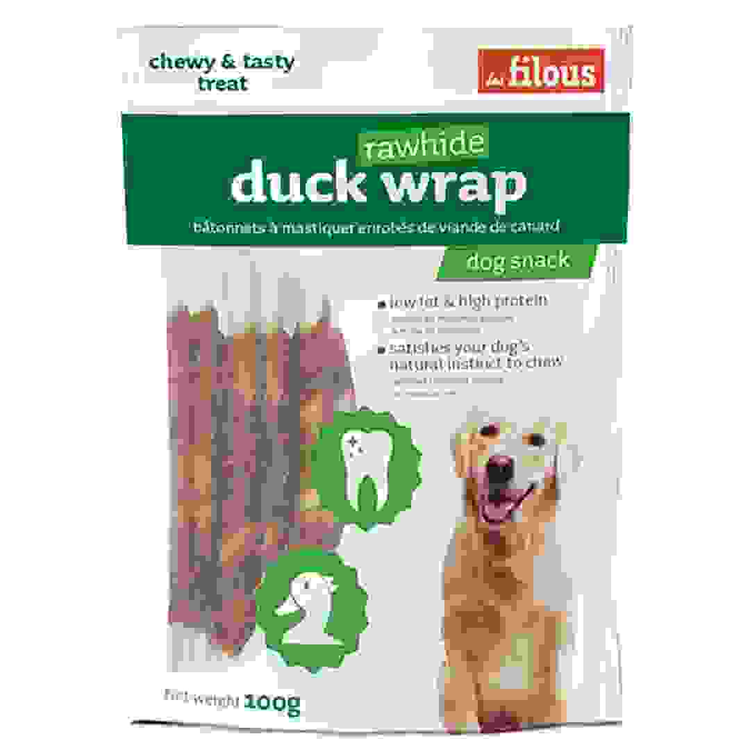 Les Filous Dry Dog Food Raw Hide Duck Wrap (100 g)
