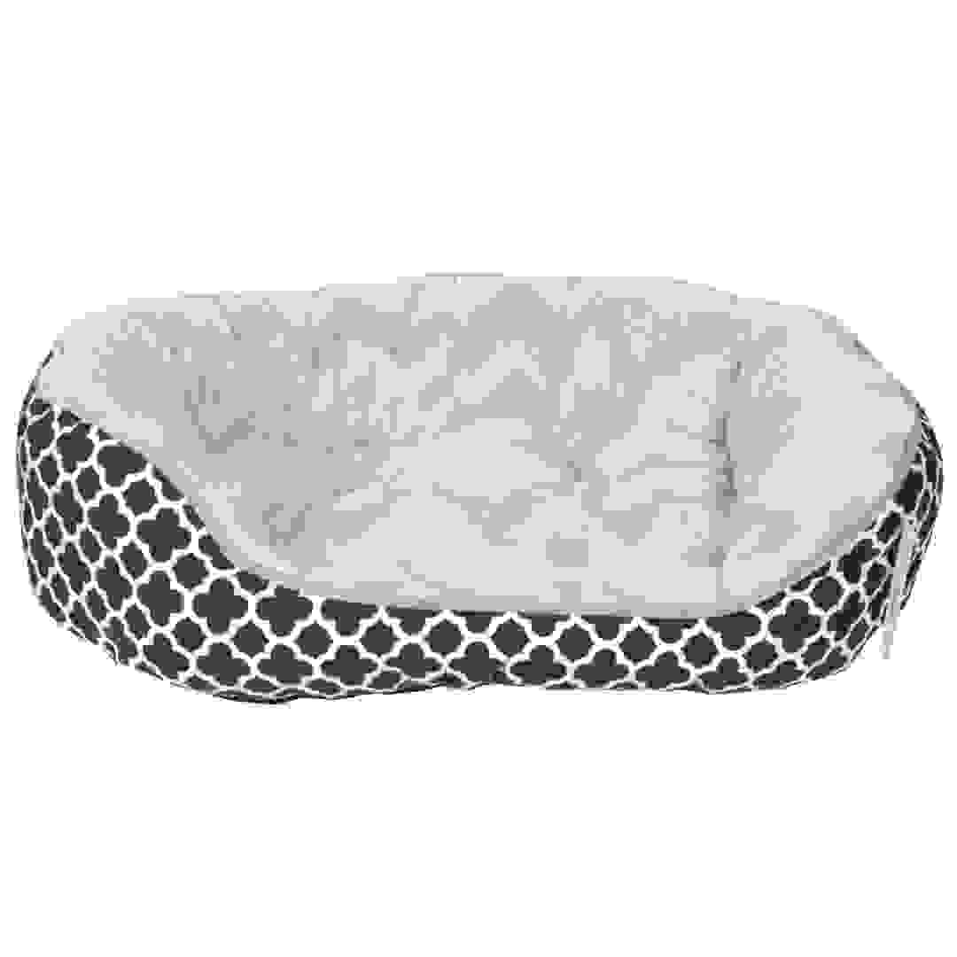سرير حيوانات أليفة على شكل سلة بيضوية ليه فيلو (كبيرة، 81 × 60 × 22 سم)