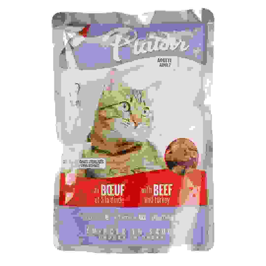 Le Repas Plaisir Wet Cat Food Chunks Beef & Turkey (100 g, For Adult Cat)