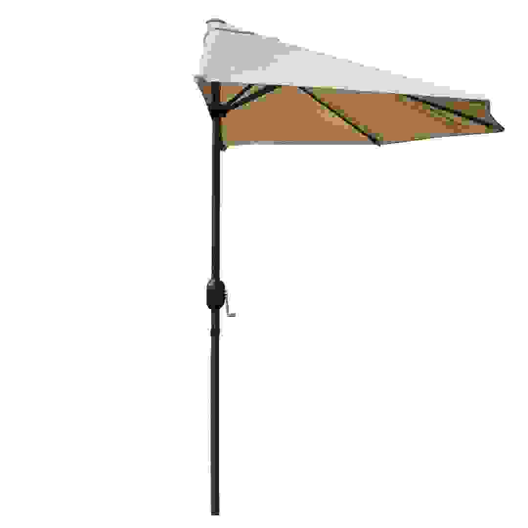 شمسية بلكونة نصفية فولاذية (276 × 133 × 241 سم)