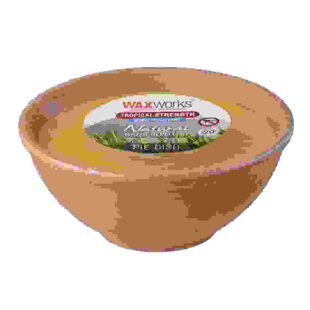Waxworks Tropical Strength Citronella Pie Dish (540 g)