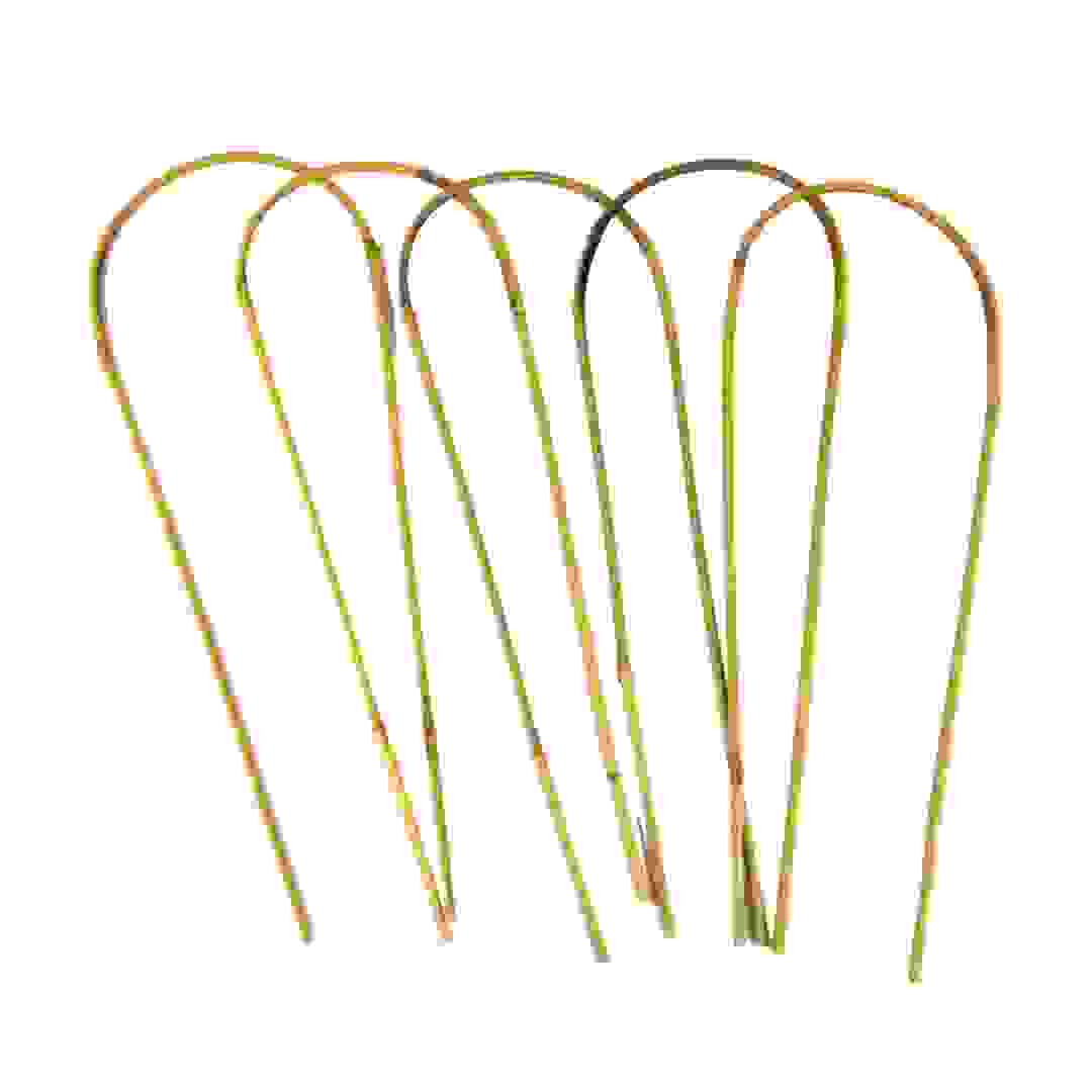 مجموعة دعم نباتات خيزران على شكل حرف U تيلدنت (3 قطع، 120 سم)