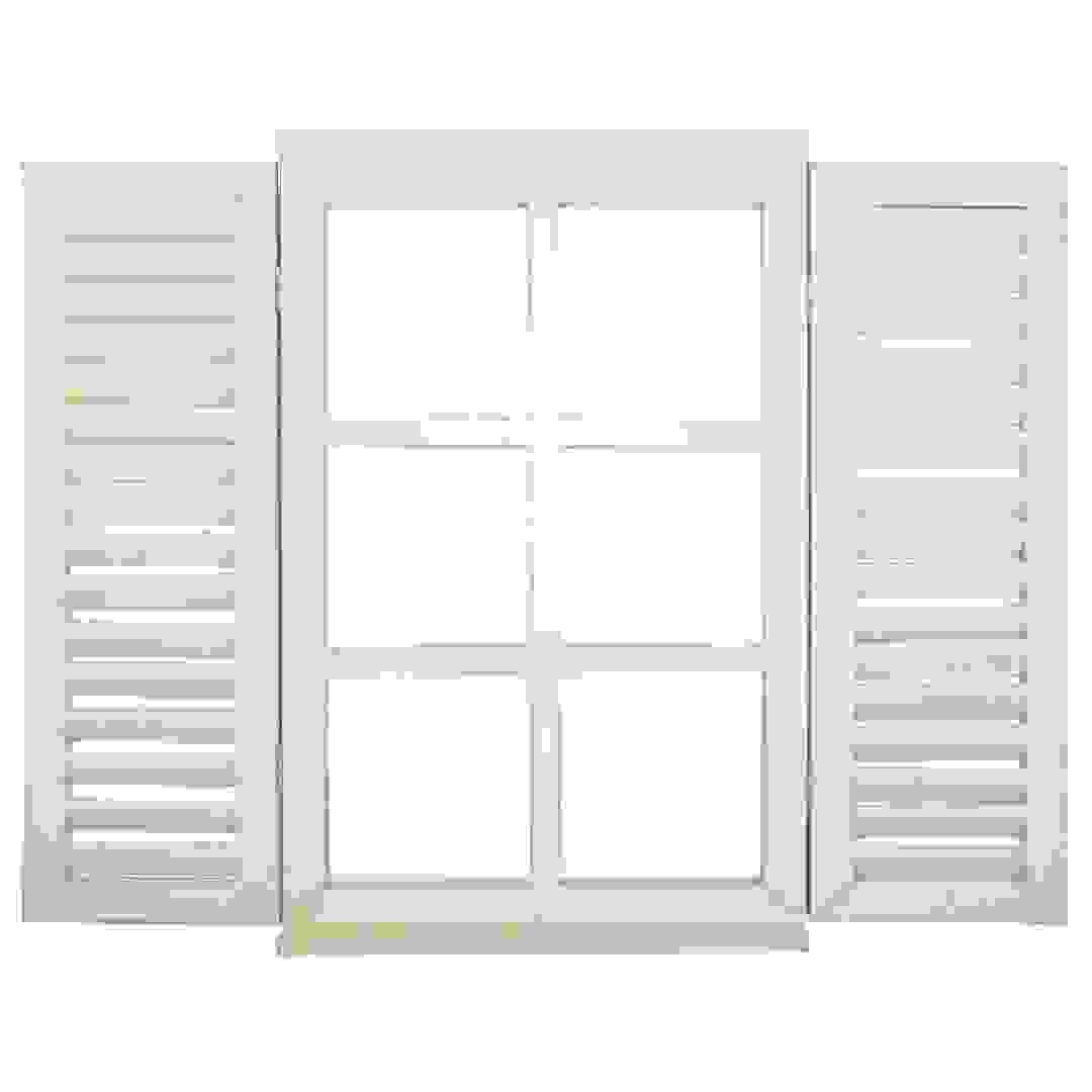 Fallen Fruits Shutter Window Mirror (38.8 x 4.9 x 59 cm)