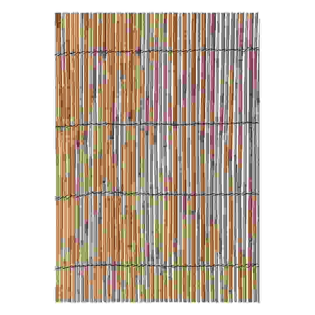 سياج شرائح خيزران تيلدينت (120 × 380 سم)