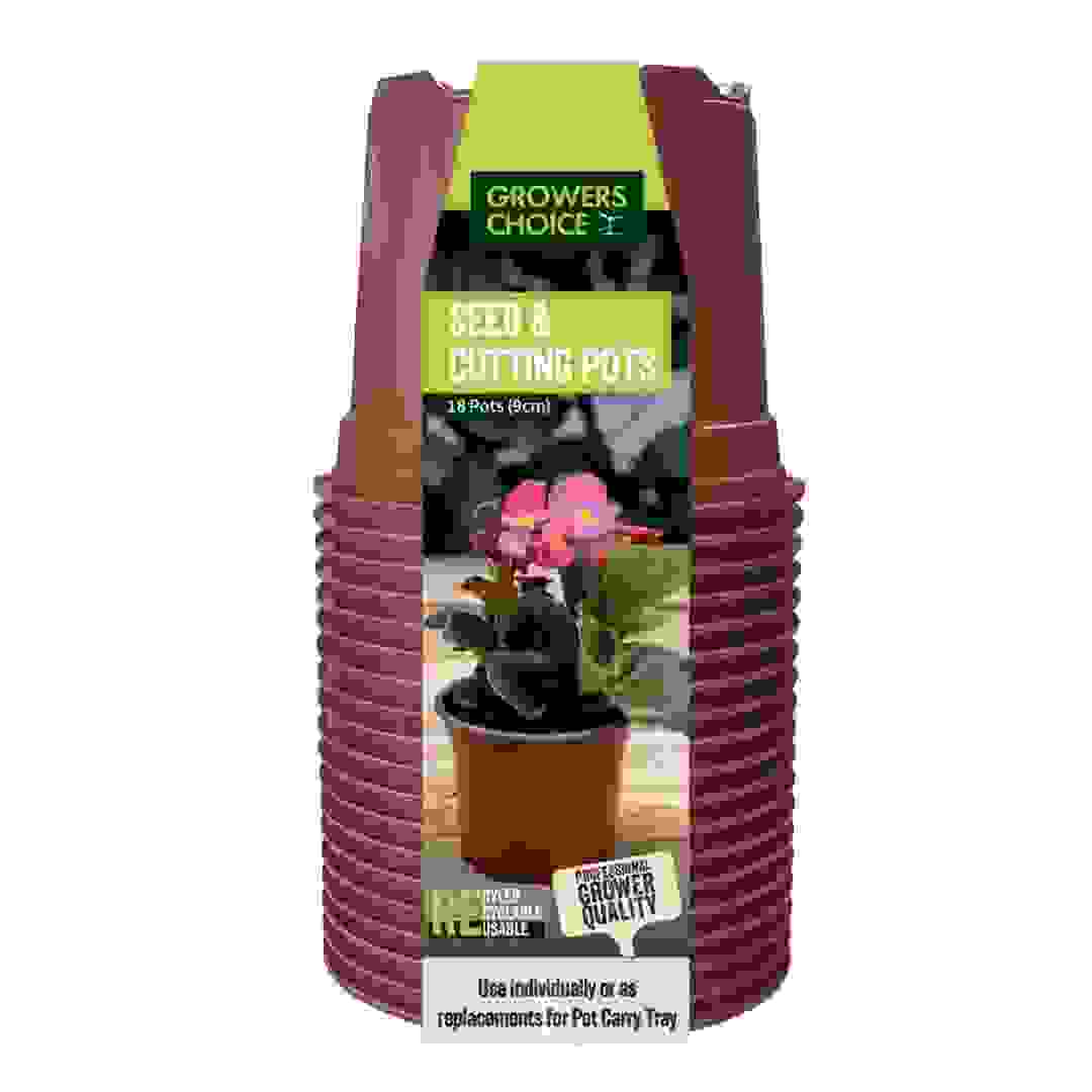 Tildenet Growers Choice Replacement Seed & Cutting Pots (9 cm, 18 Pc.)