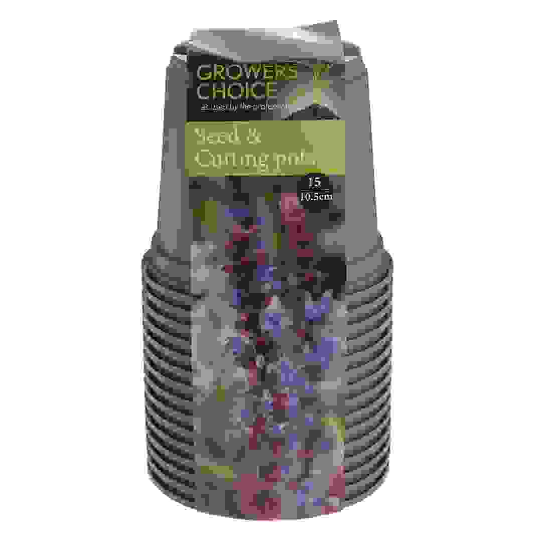 Tildenet Growers Choice Replacement Seed & Cutting Pots (10.5 cm, 15 Pc.)