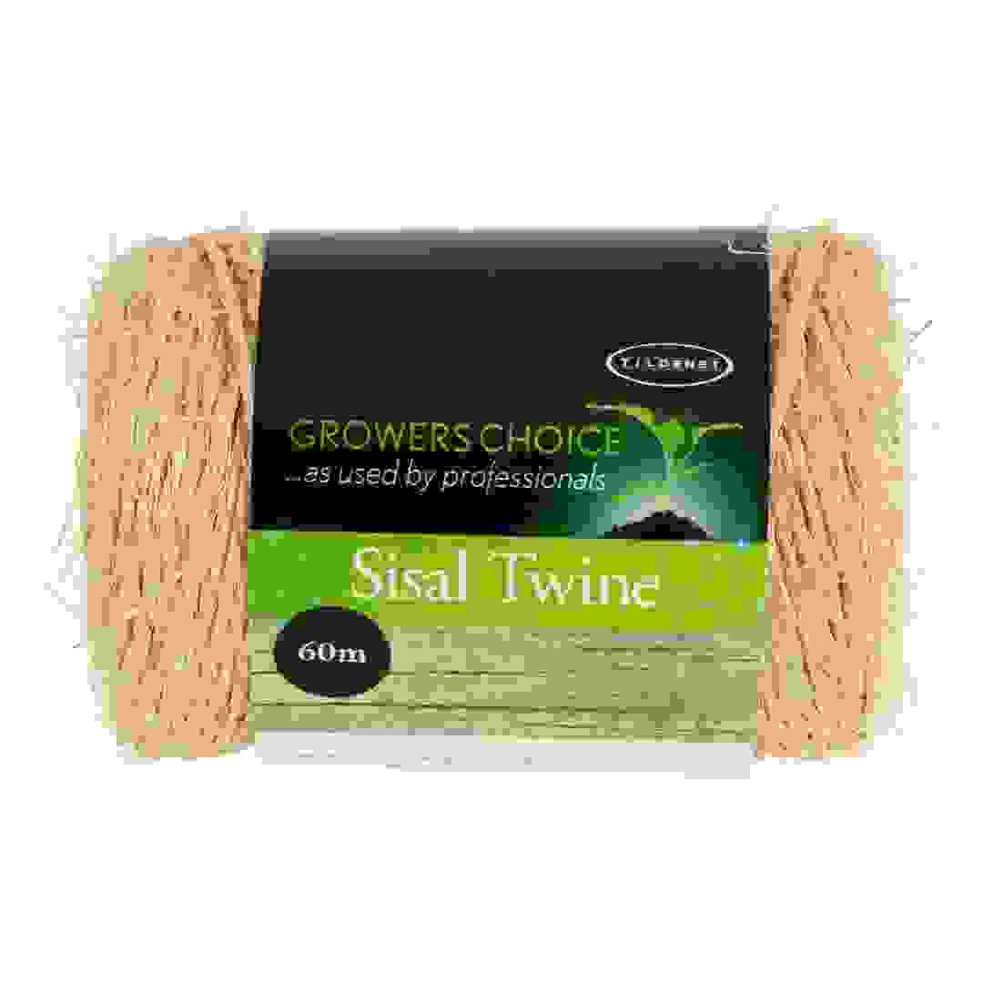 Tildenet Growers Choice Biodegradable Sisal Twine Spool (60 m)