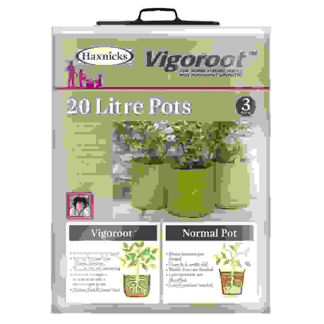 Haxnicks Vigoroot Pots (20 L, 30 x 30 cm, 3 pcs)