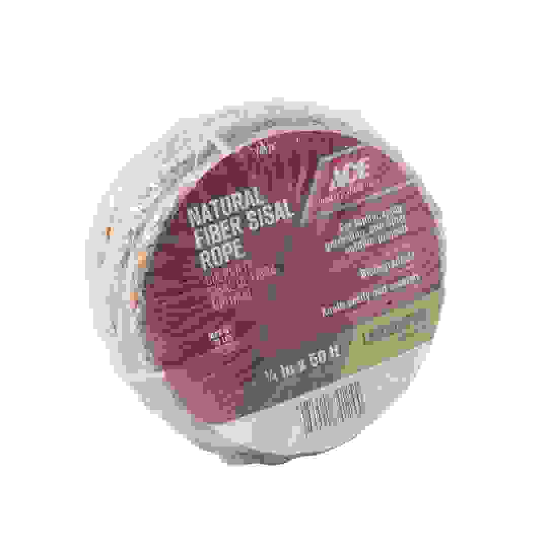 حبل من ألياف السيزال الطبيعية إيس (0.6 سم × 15.2 م، يباع بالقطعة)