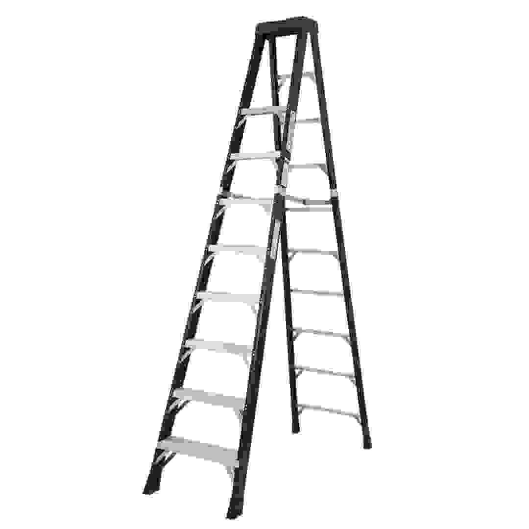 Liberti Fiberglass 8-Tier Step Ladder (80 x 300 cm, 10 Ft.)