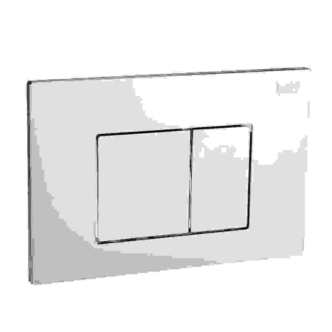 Bold Aqua Actuator Plate (25 x 17 x 0.5 cm, Chrome)