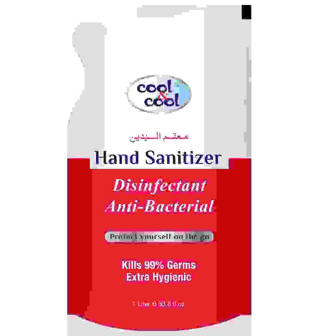 Cool & Cool Disinfectant Anti-Bacterial Hand Sanitizer Refill Pouch (1 L)