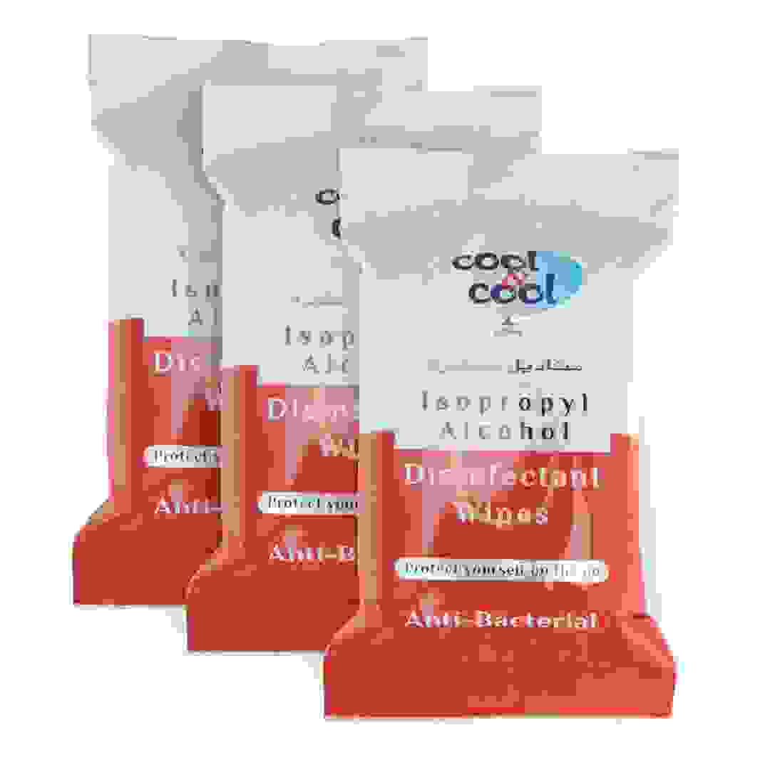 Cool & Cool Disinfectant Anti Bacterial Wipes Pack (3 Pc.)