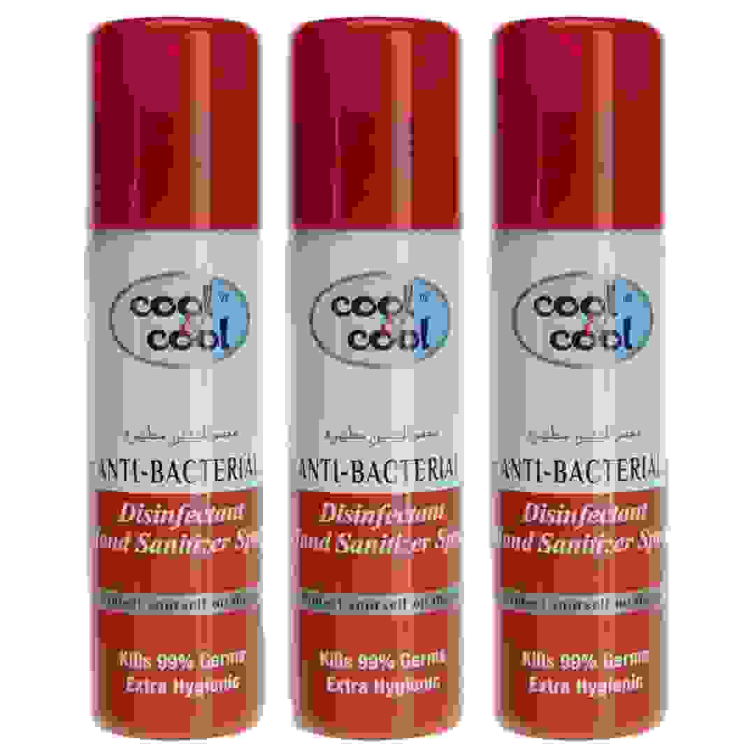 Cool & Cool Disinfectant Hand Sanitizer Spray (60 ml, 3 Pc.)