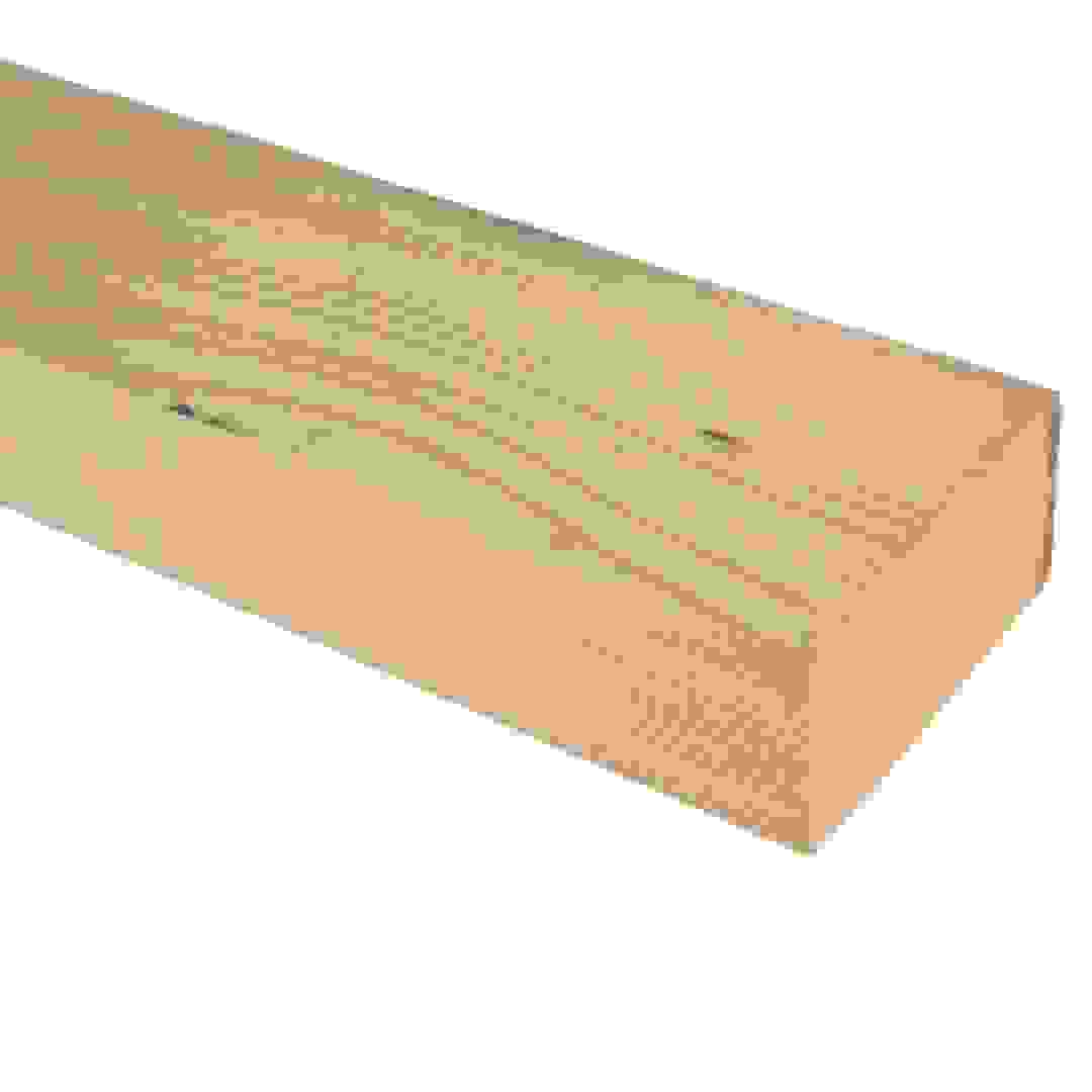 خشب أبيض قياسي بحواف ملساء مربعة متعدد الاستخدامات (7.1×3.4×240 سم)