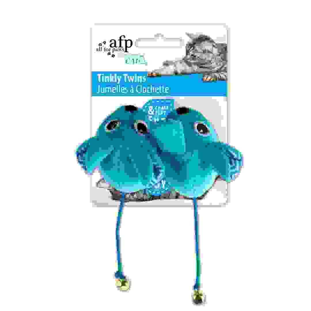 All For Paws Tinkly Twins Cat Toy (6 x 4 x 4 cm)
