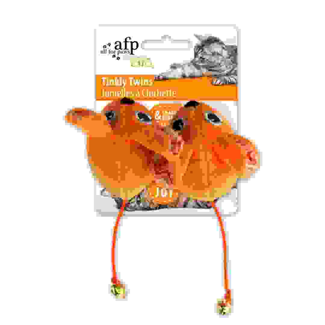 All For Paws Tinkly Twins Cat Toy (6 x 4 x 4 cm)