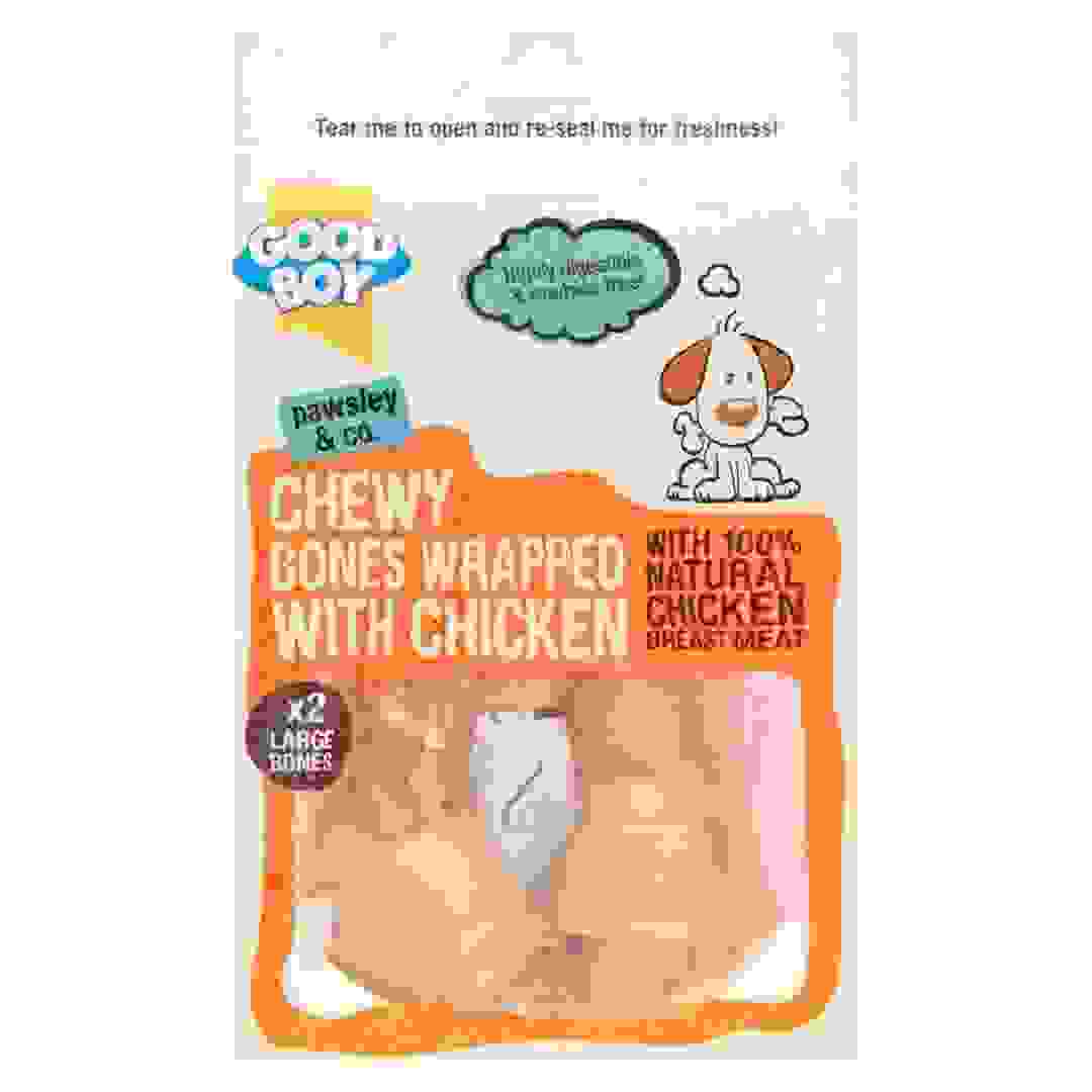 وجبة للكلاب عظام مطاطية ملفوفة بالدجاج أرميتج جود بوي (الكلاب البالغة، 180 جرام)