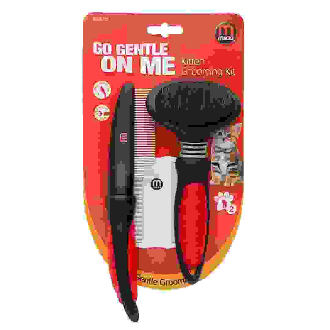 Mikki Go Gentle on Me Kitten Grooming Kit (3 pcs)