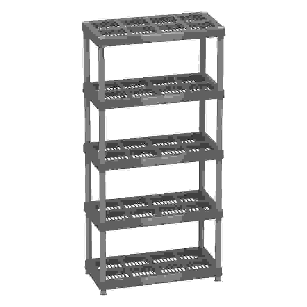 رف بلاستيك 5 طبقات كوزموبلاست (90 × 45 × 185 سم)